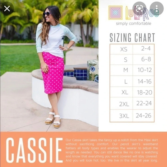 •LuLaRoe• Cassie Skirt, NWT, XS - Picture 1 of 4